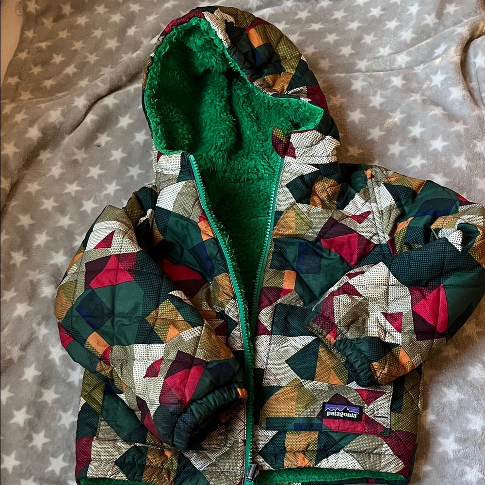 Patagonia 3t reversible Geometric Patterned Jacket
